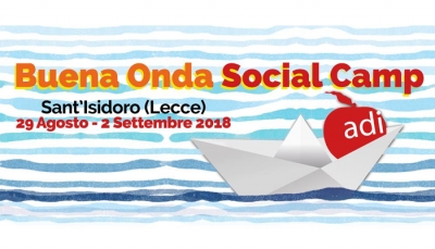 BUENA ONDA SOCIAL CAMP 2018 DELL&#039;ASSOCIAZIONE ADI (DOTTORANDI E DOTTORI DI RICERCA ITALIANI)